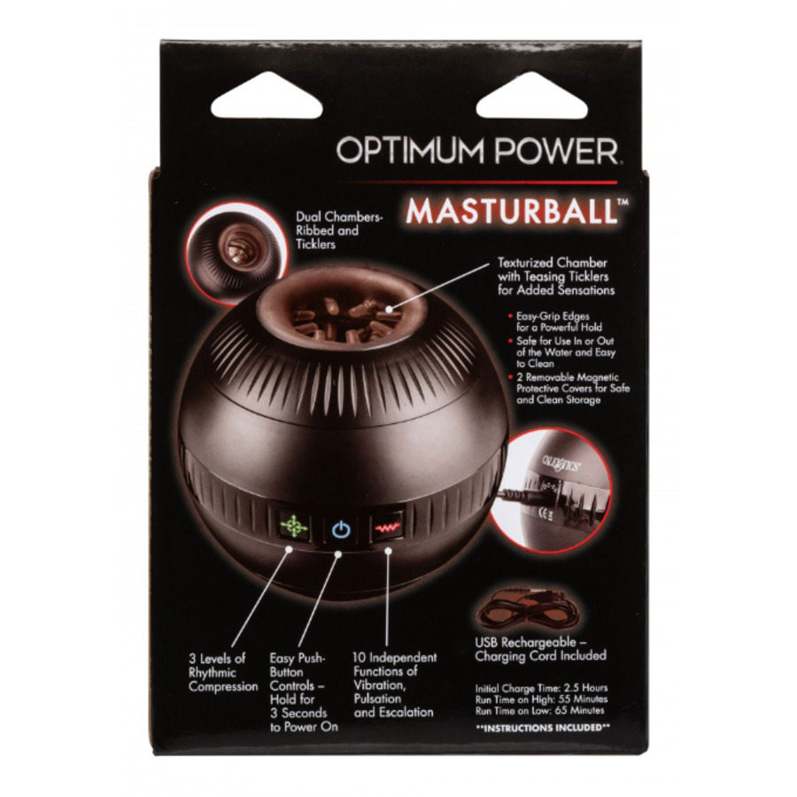 Cal Exotics - Optimum Power Masturball USB-Oplaadbaar Mannen Speeltjes